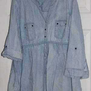Motherhood Maternity Tops - Motherhood Maternity Denim Tunic Top 2X Motherhood Maternity Tops - Motherhood Maternity Denim Tunic Top 2X